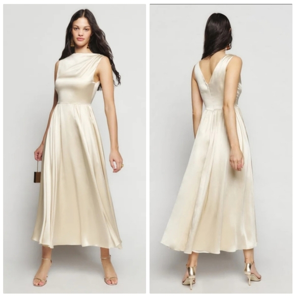 Reformation Dresses & Skirts - Reformation Blu Silk Dress